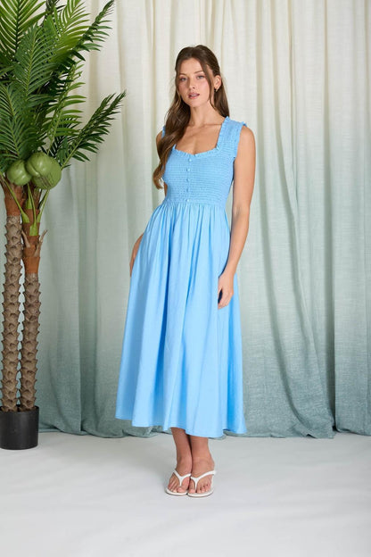 Collin Dress in Blue