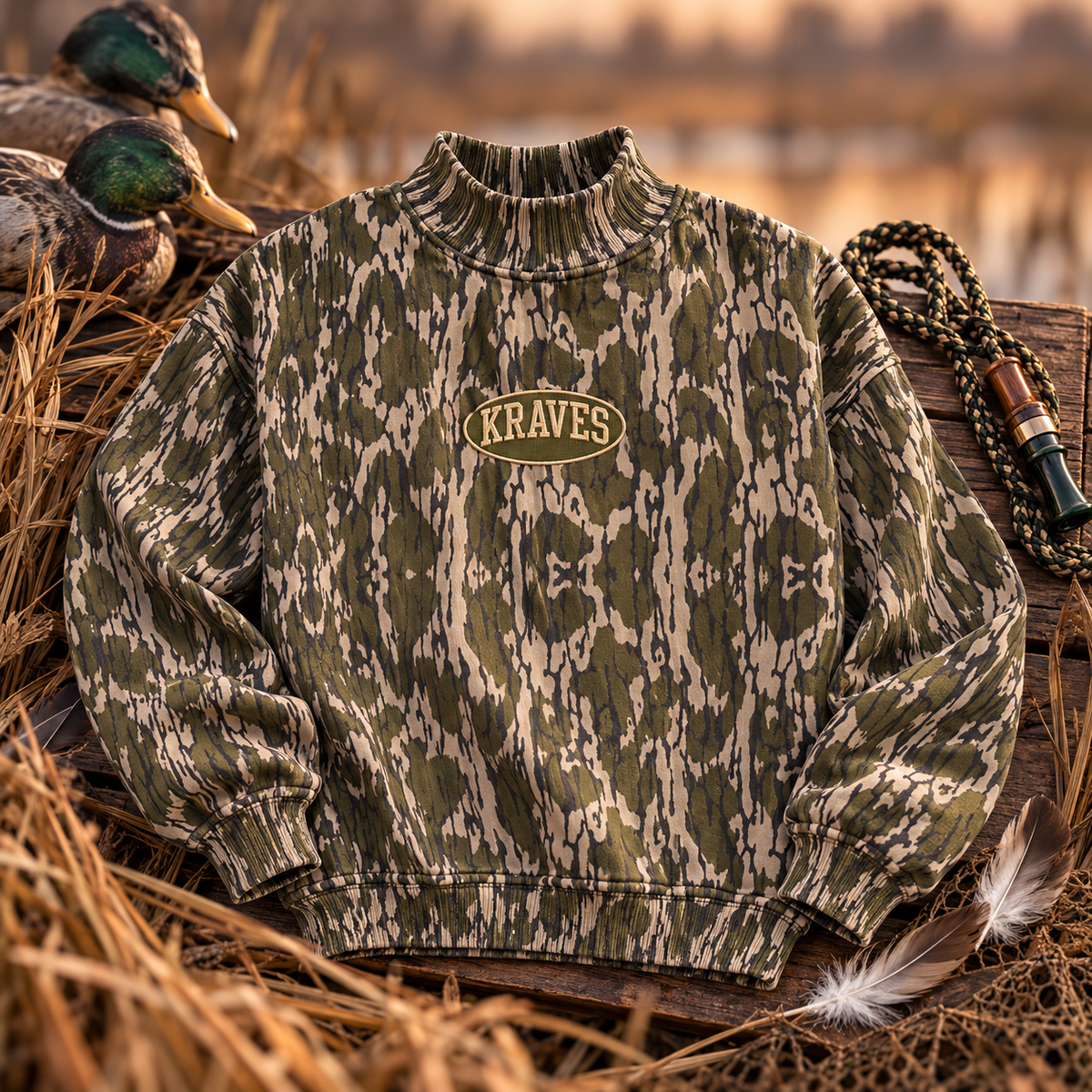 PRE - ORDER Kraves Bottomland Mockneck Sweatshirt