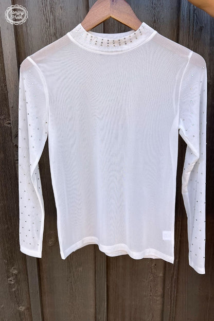 Pearl In Paradise Mesh Top