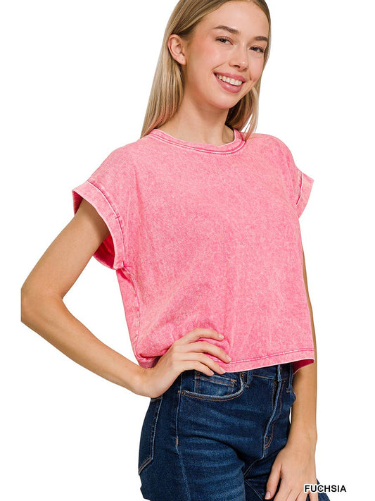 Washed Cotton Top