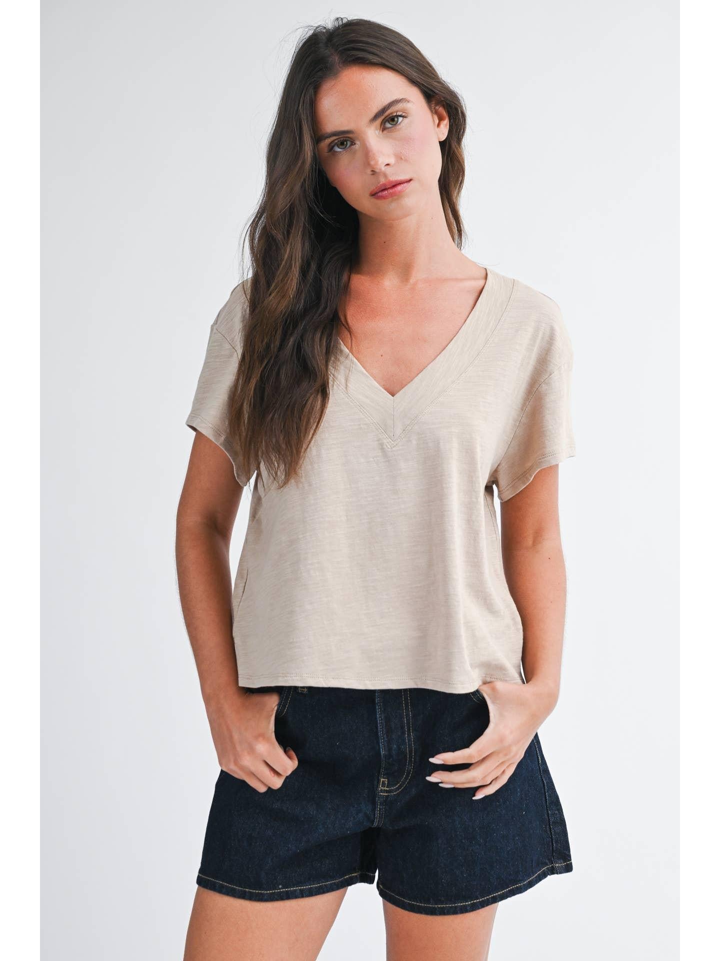 DOORBUSTER V-Neck Baby Top Tee