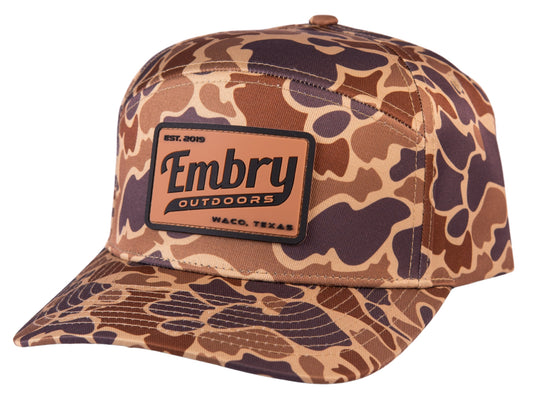 Duck Camo 6 Panel Retro Trucker