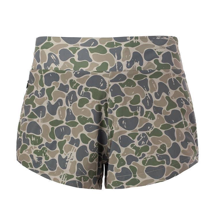 Women's Active Shorts Camo Fieldstone
