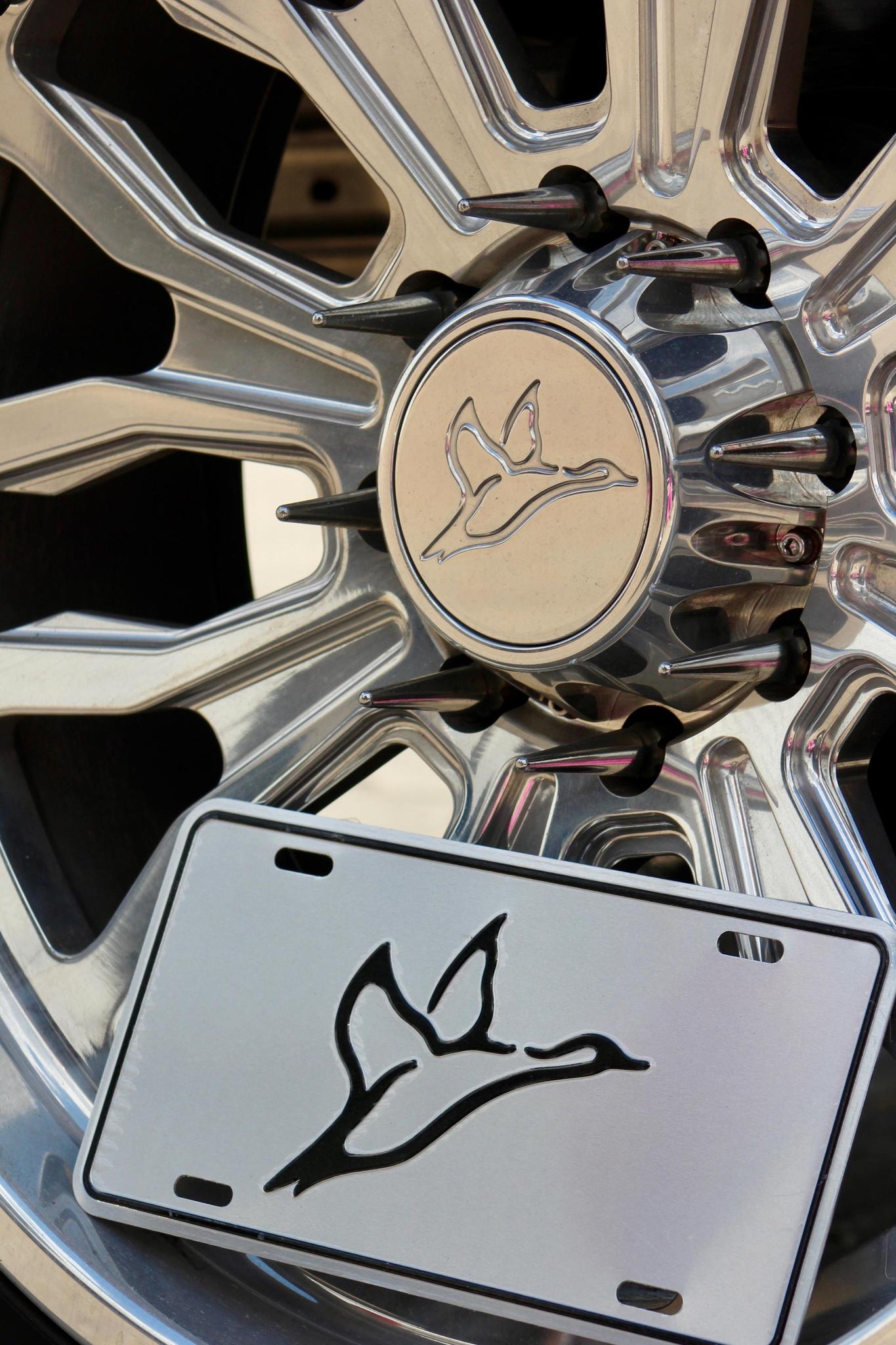 Chrome License Plate - Combat Waterfowl