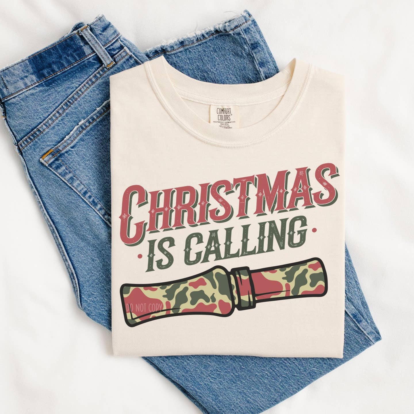 Christmas Is Calling Duck Graphic