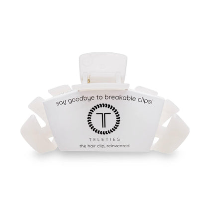 Classic Hair Clip | Large | Coconut White