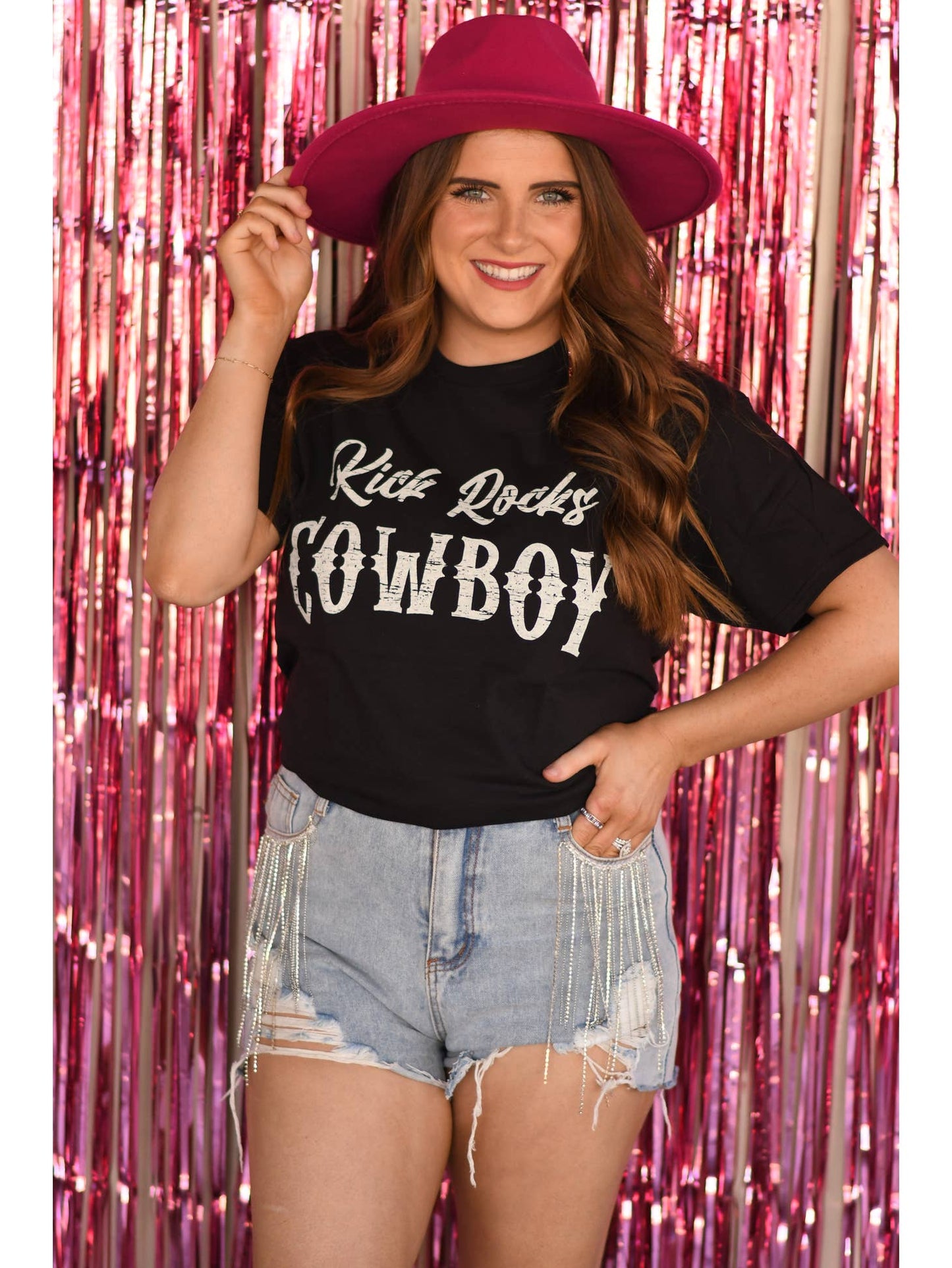 Kick Rocks Cowboy Tee