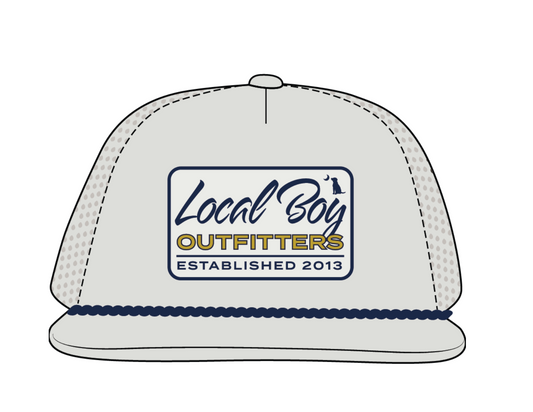 Timeless Peforated Low - Profile Rope Hat STONE