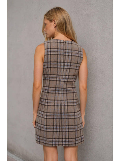 Smartie Plaid Flannel Dress