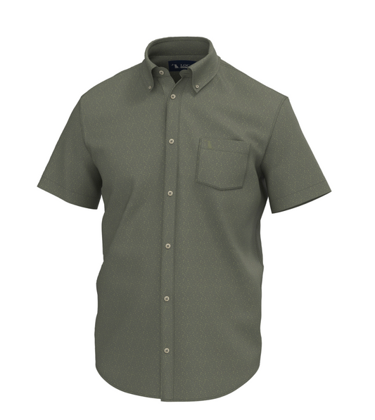 Lowcountry Button Down Olive Shoal