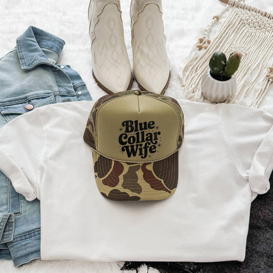 Blue Collar Wife Camo And Olive