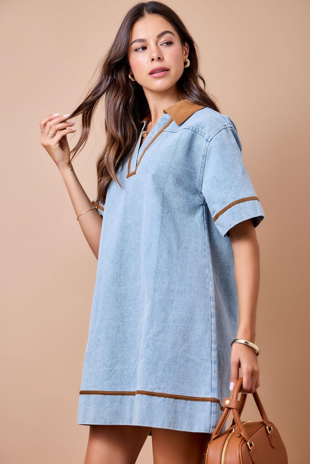 Be Her Denim Mini Dress