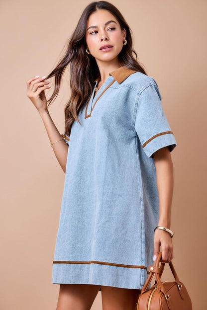 Be Her Denim Mini Dress