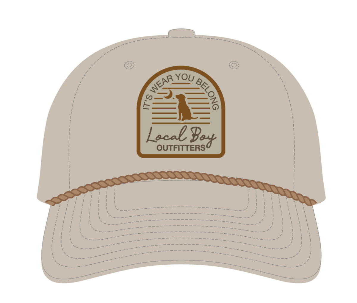 Youth Horizon Arch High-Crown Rope Hat