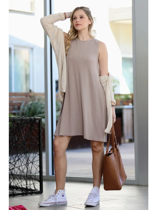 Sleeveless Tshirt Dress