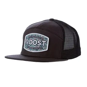 Roost 7 Panel Camo Patch Hat
