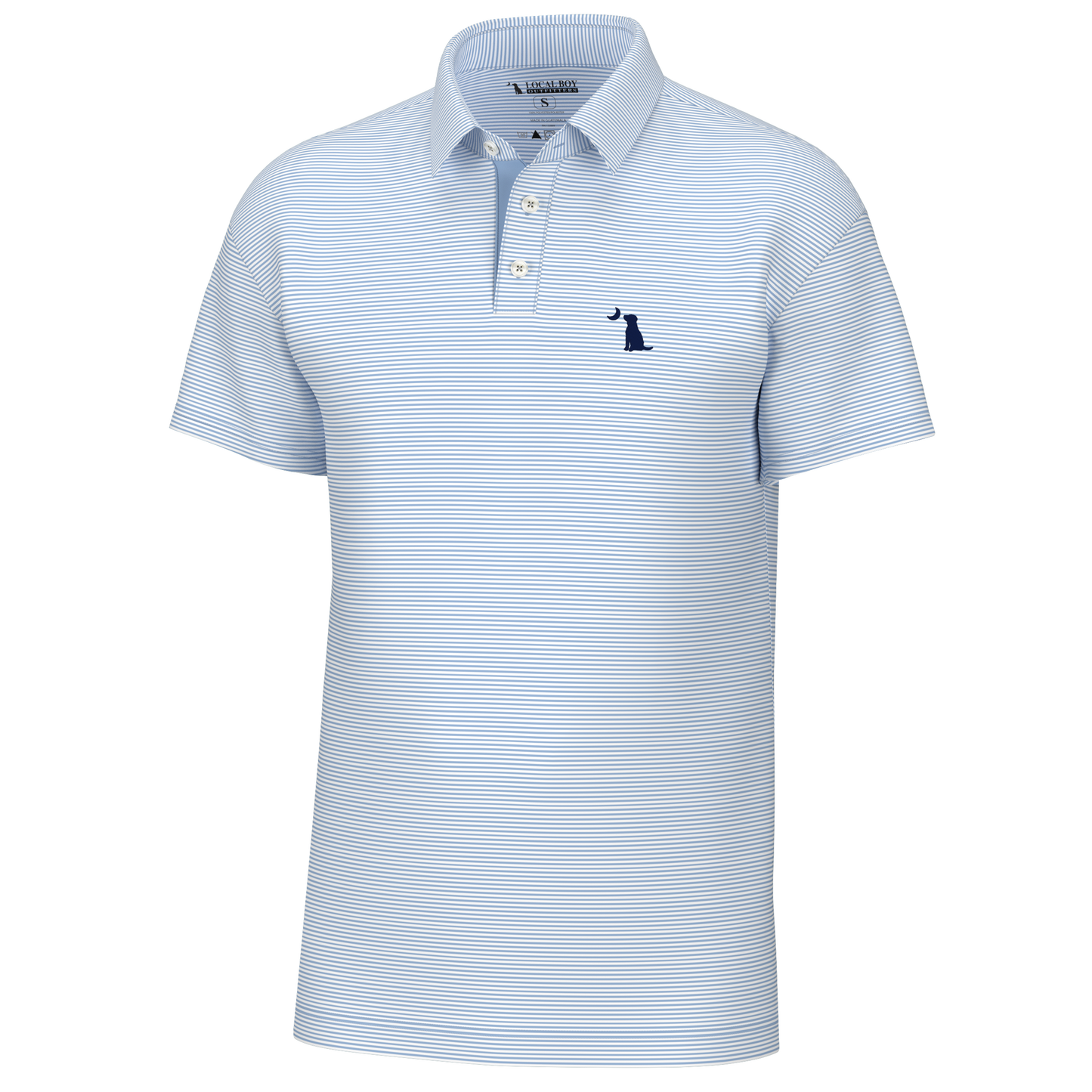 Youth Palms Polo Violet Blue\White