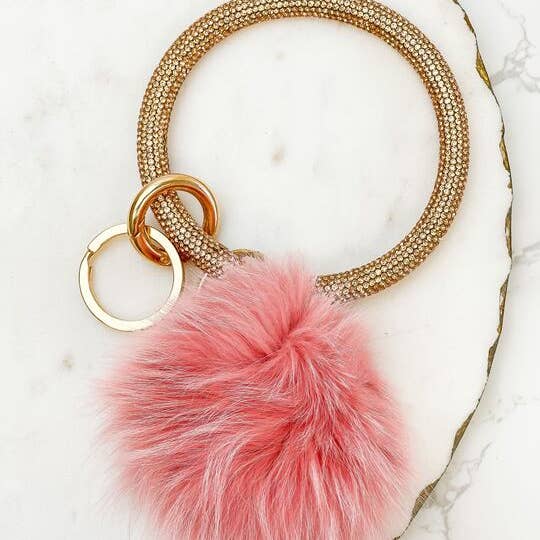 Pom Pom keychain