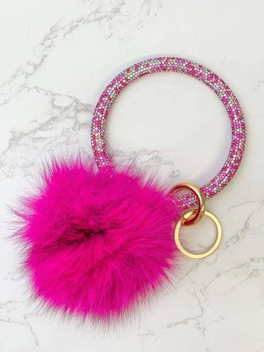 Pom Pom keychain