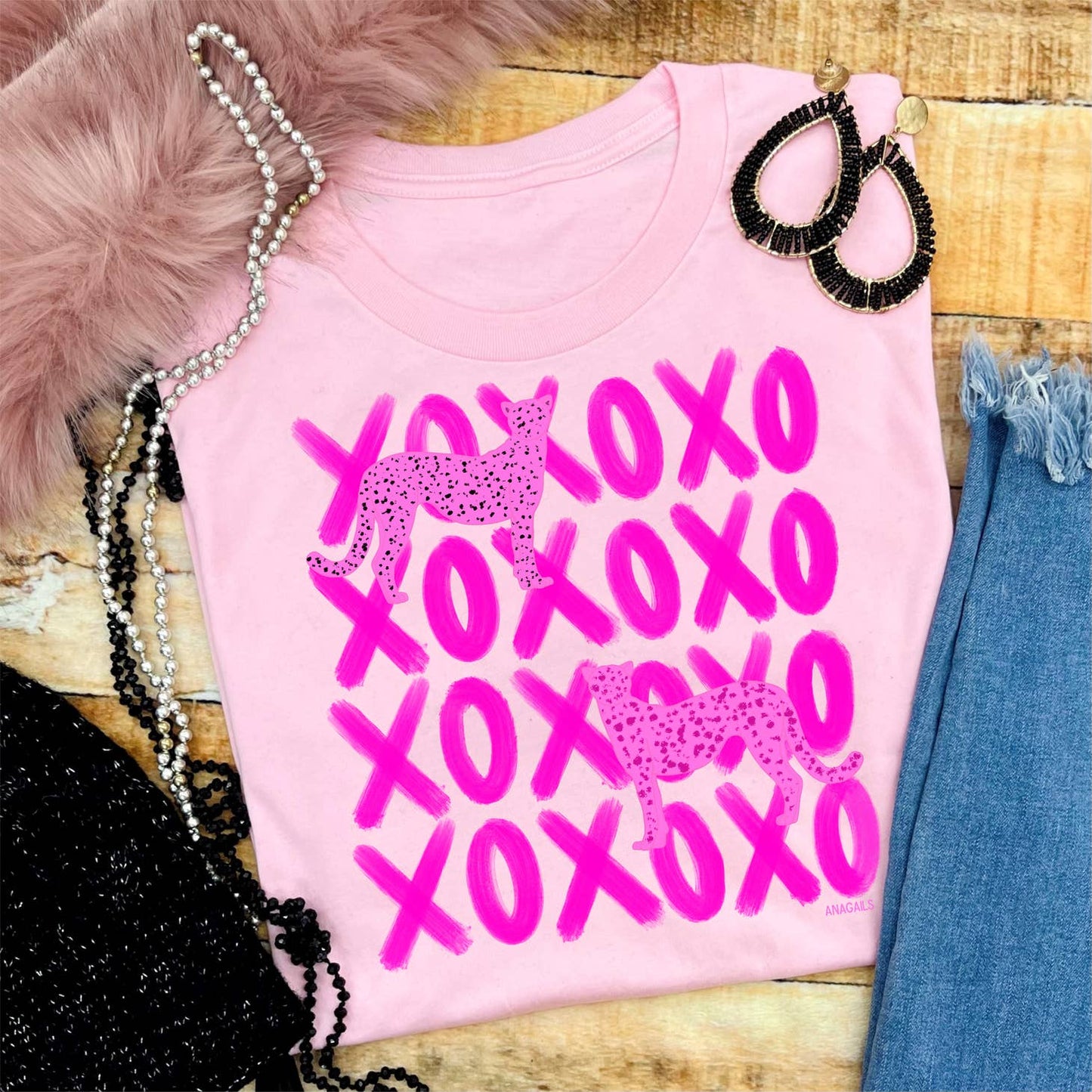 XoXo leopard tee