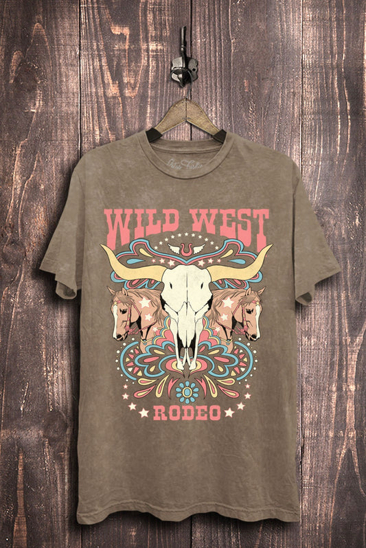 Mineral Washed Wild West Graphic