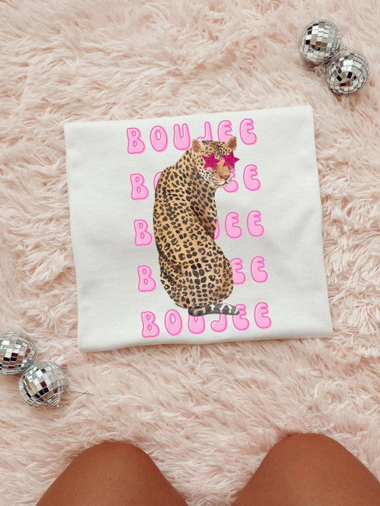 Boujee Leopard T-shirt